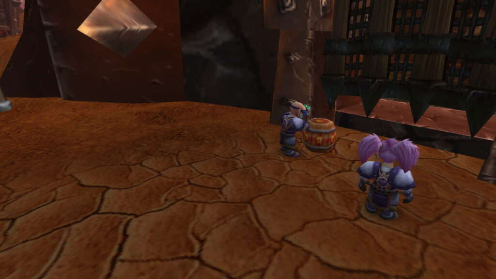 WoW gnomes are trying to blow up the passage to the tower